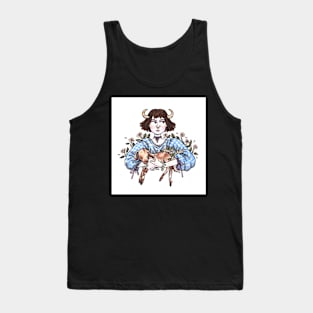 Billie And The Kid cow-girl with baby goat Tank Top